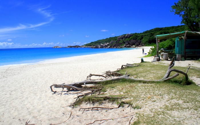 Seychely - La Digue - Grand Anse / foto dovolenkářka