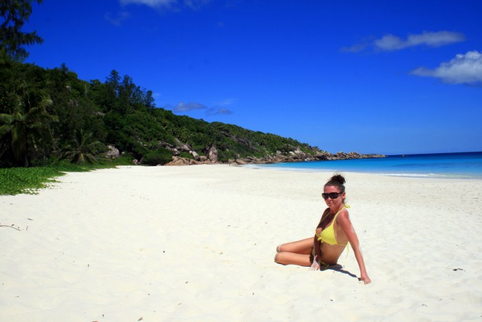 Seychely - La Digue - Petite Anse / foto dovolenkářka