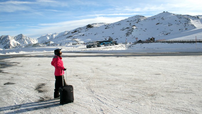 Rakousko - Soelden - Balíme na hory s kufrem Samsonite od Delmas.cz / Foto: Petra Švehlová Stowasserová