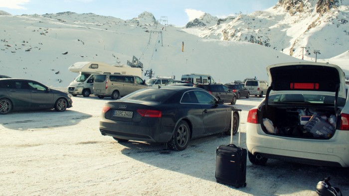 Rakousko - Soelden - Balíme na hory s kufrem Samsonite od Delmas.cz / Foto: Petra Švehlová Stowasserová